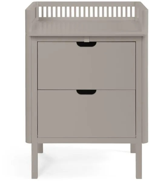 Puslebord med skuffer - jetty beige FSCÂ®