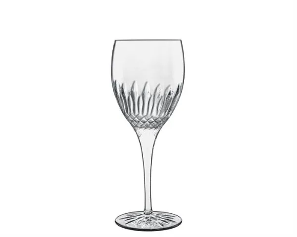 Luigi Bomioli Diamant hvidvindglas 38 cl. 4 stk.