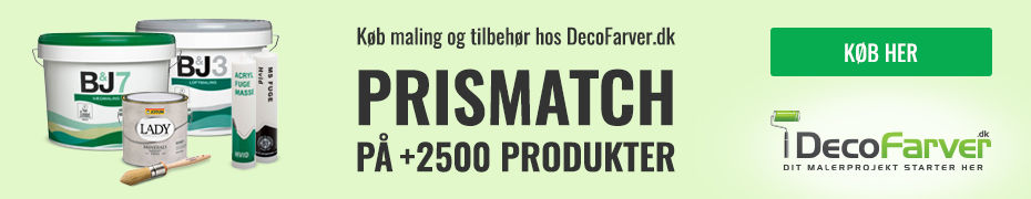 find prismatch på maling hos Decofarver