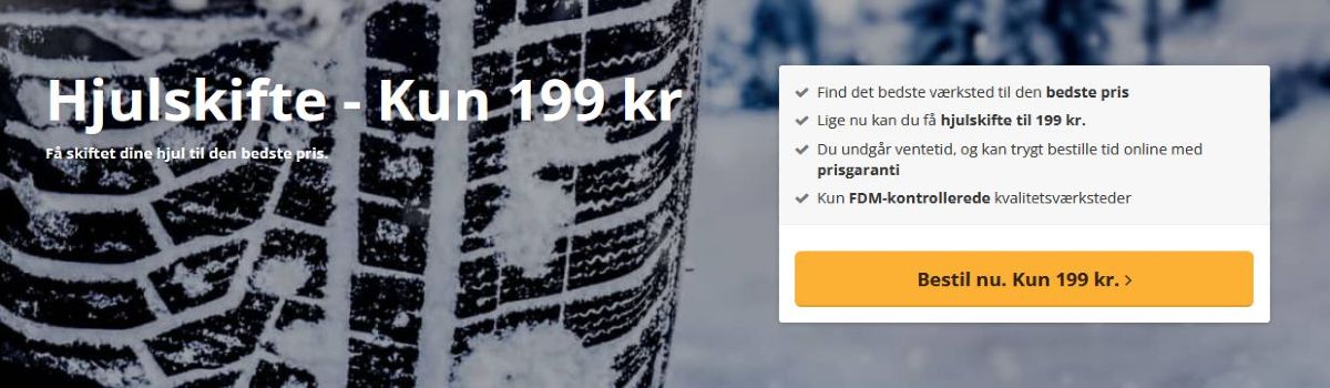 få tilbud på dækskift hos Autobutler