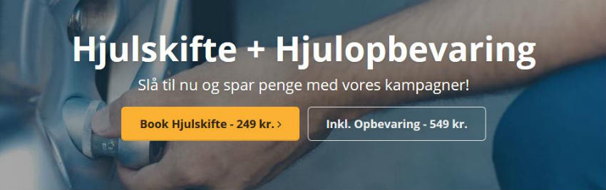 find billig tilbud på hjulskift